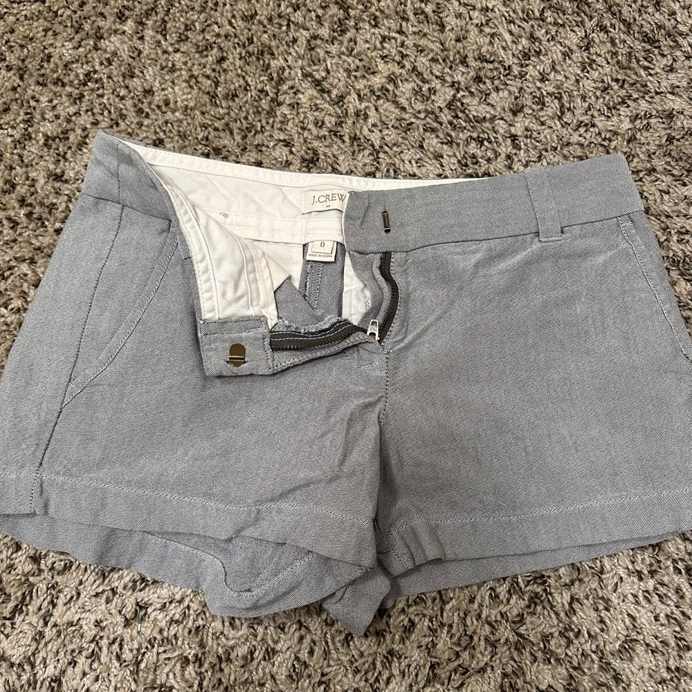 Grey J Crew shorts